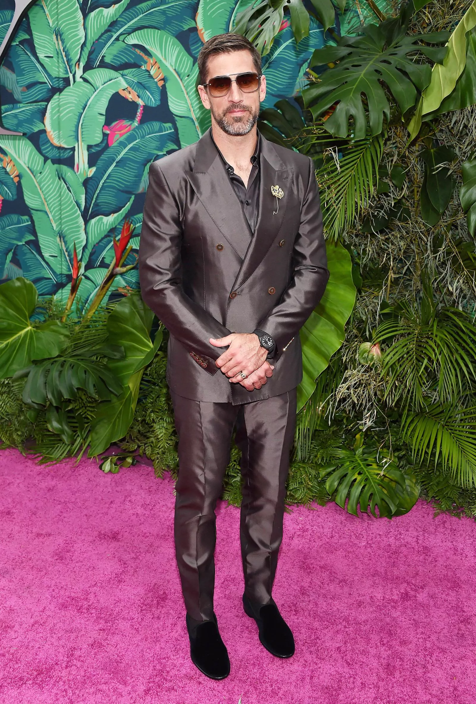 Aaron Rodgers at the 76th Tony Awards, June 11, 2023 Aaron Rodgers at the 76th Tony Awards in New York City on June 11, 2023.
