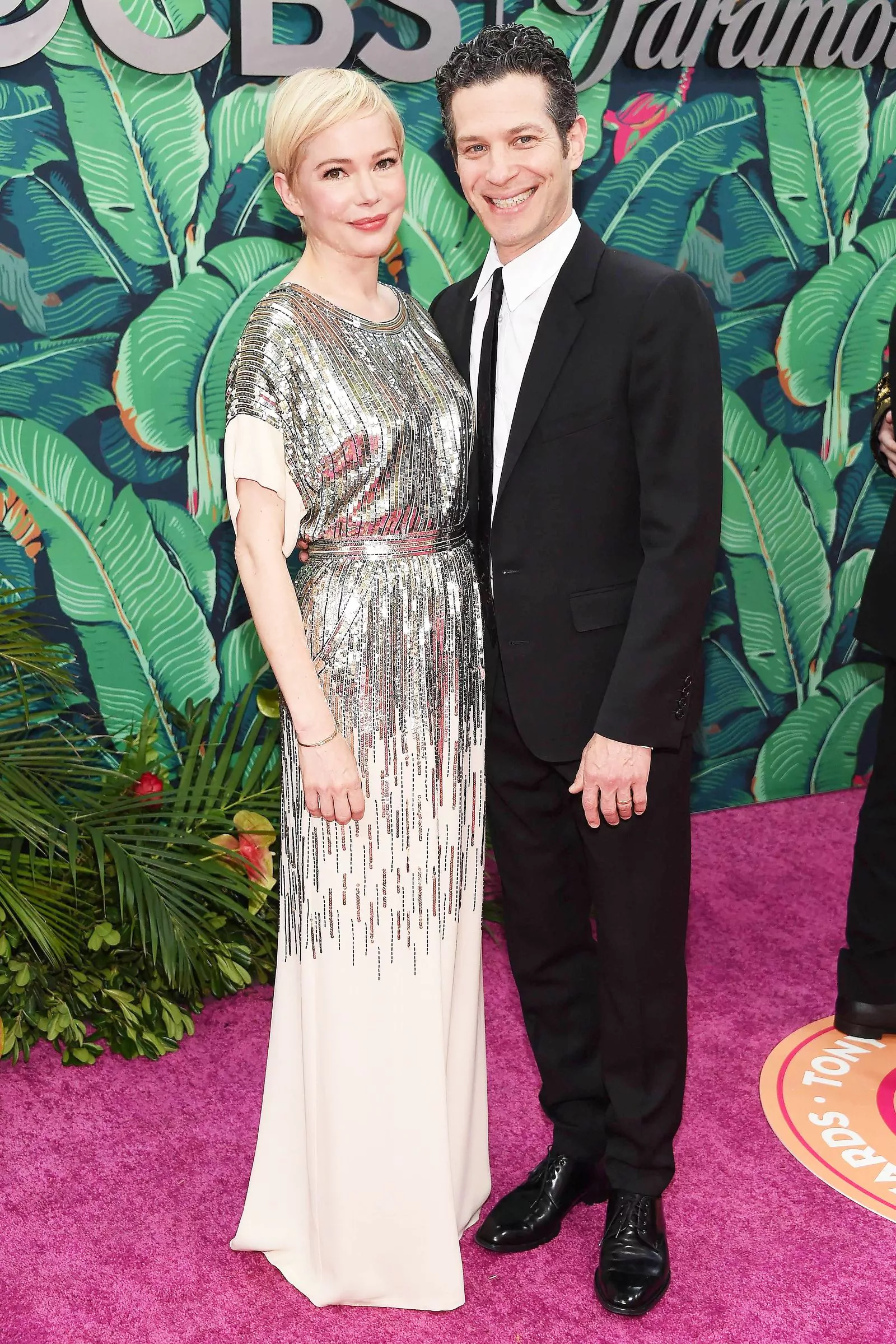 Michelle Williams with her husband Thomas Kail at the 76th Tony Awards, June 11, 2023, photo 1 Michelle Williams with her husband Thomas Kail at the 76th Tony Awards in New York, June 11, 2023, photo 1