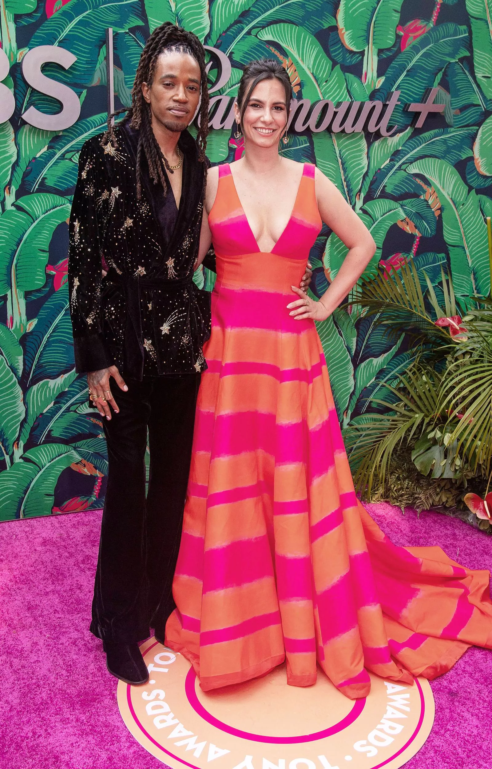 Eric Emauni and Marina Montesanti at the 76th Tony Awards, June 11, 2023 Eric Emauni and Marina Montesanti at the 76th Tony Awards in New York City on June 11, 2023.