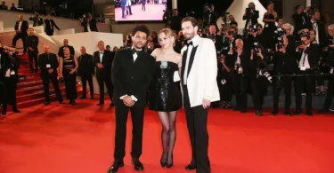 The Weeknd, Lily-Rose Depp, Sam Levinson at the premiere of the series “Idol” at the 76th Cannes Film Festival, May 22, 2023, photo 2