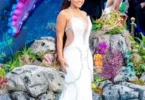 Halle Bailey at the premiere of the live-action remake of The Little Mermaid in London, May 15, 2023.