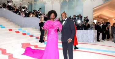 Viola Davis with husband Julius Tennon at the 2023 Met Gala on May 1, 2023.