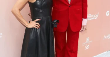 Eva Longoria and Sharon Stone at The Hollywood Reporter's Raising Our Voices event, May 31, 2023.