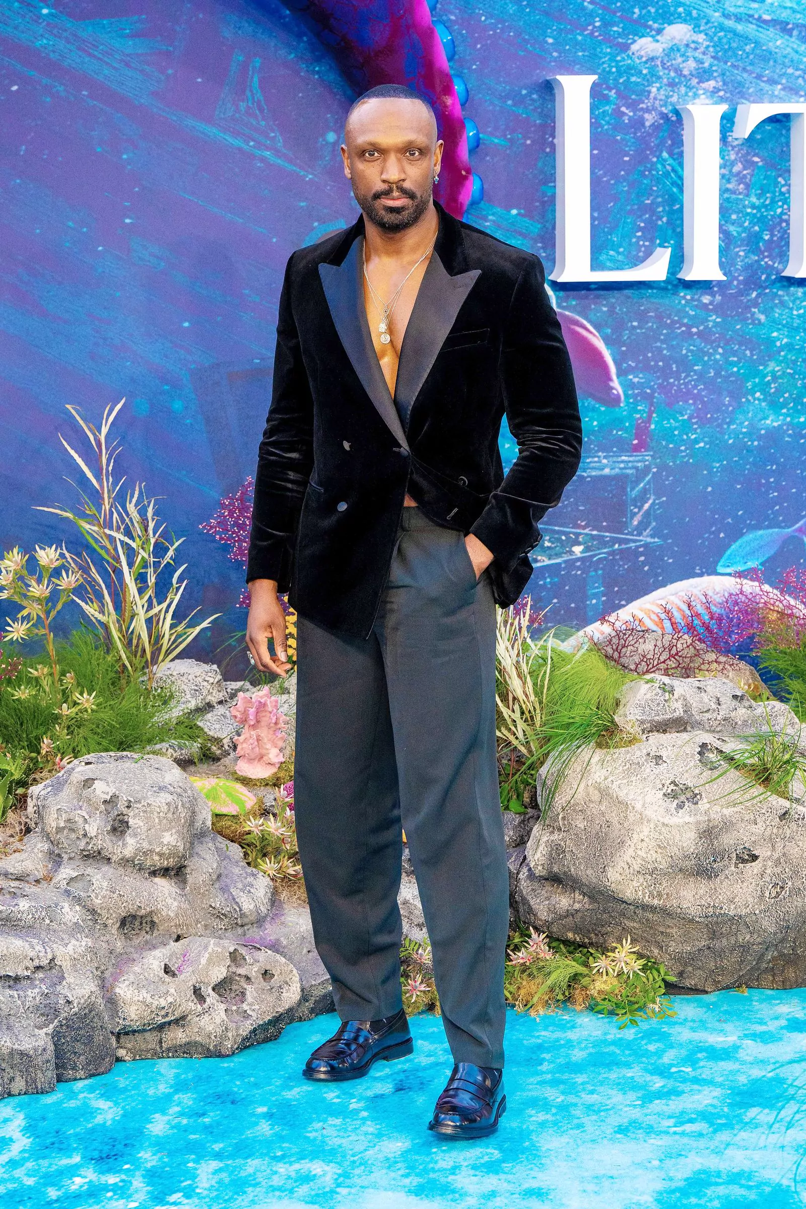 Adrian Christopher at the premiere of the live-action remake of the cartoon Adrian Christopher at the premiere of the live-action remake of the cartoon