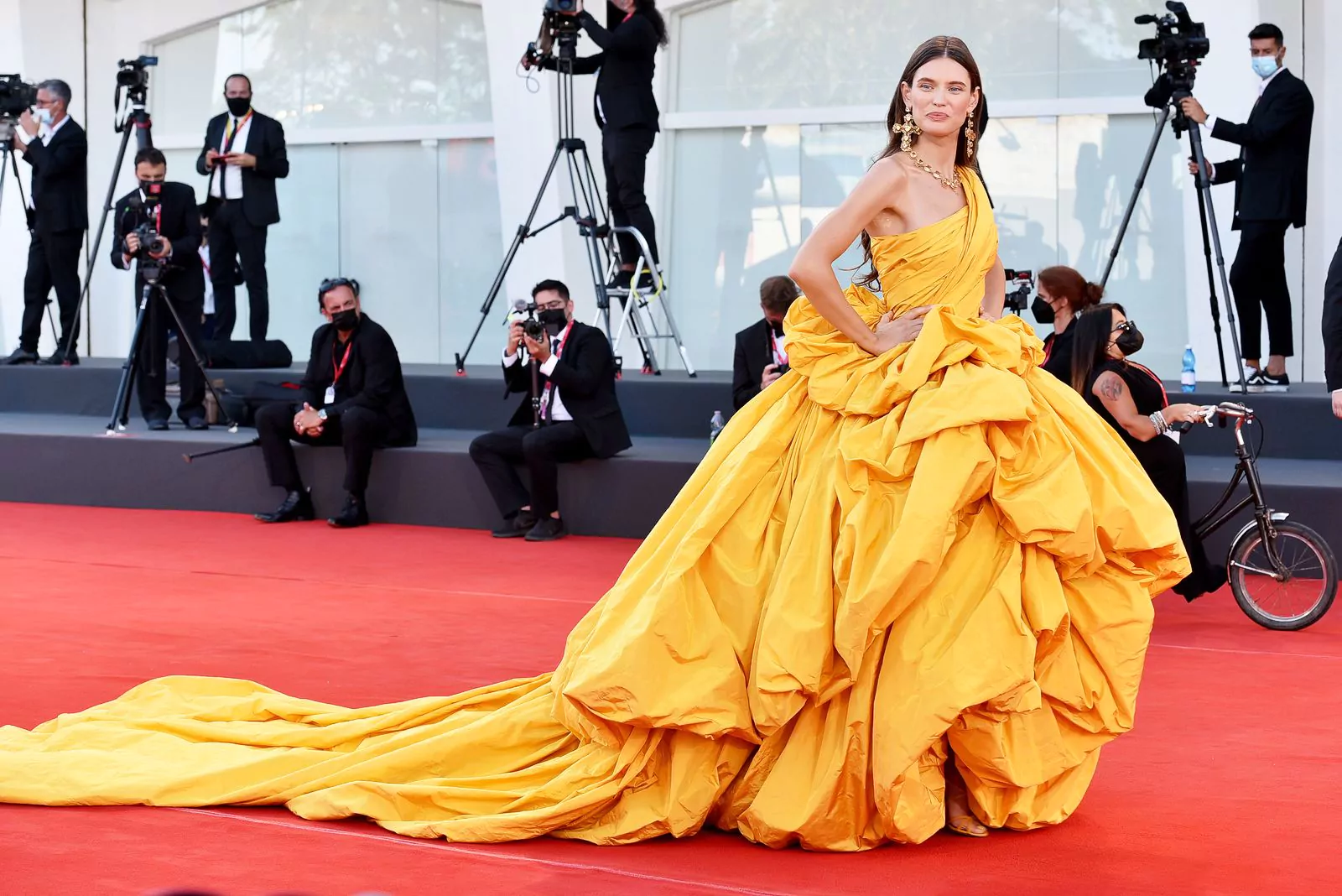 Bianca Balti at the opening ceremony of the 78th Venice International Film Festival, September 1, 2021.
