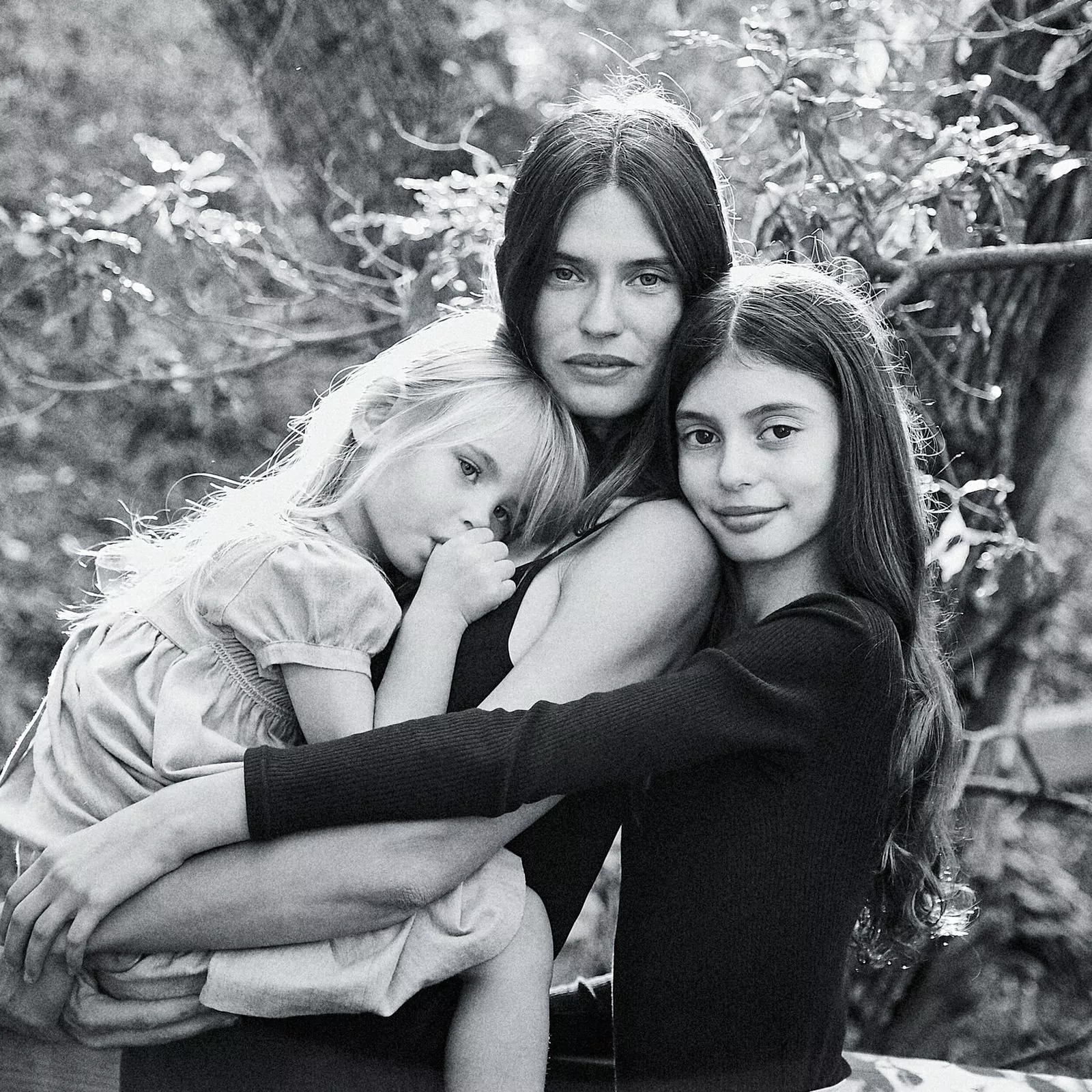 Bianca Balti with daughters Matilda and Mia