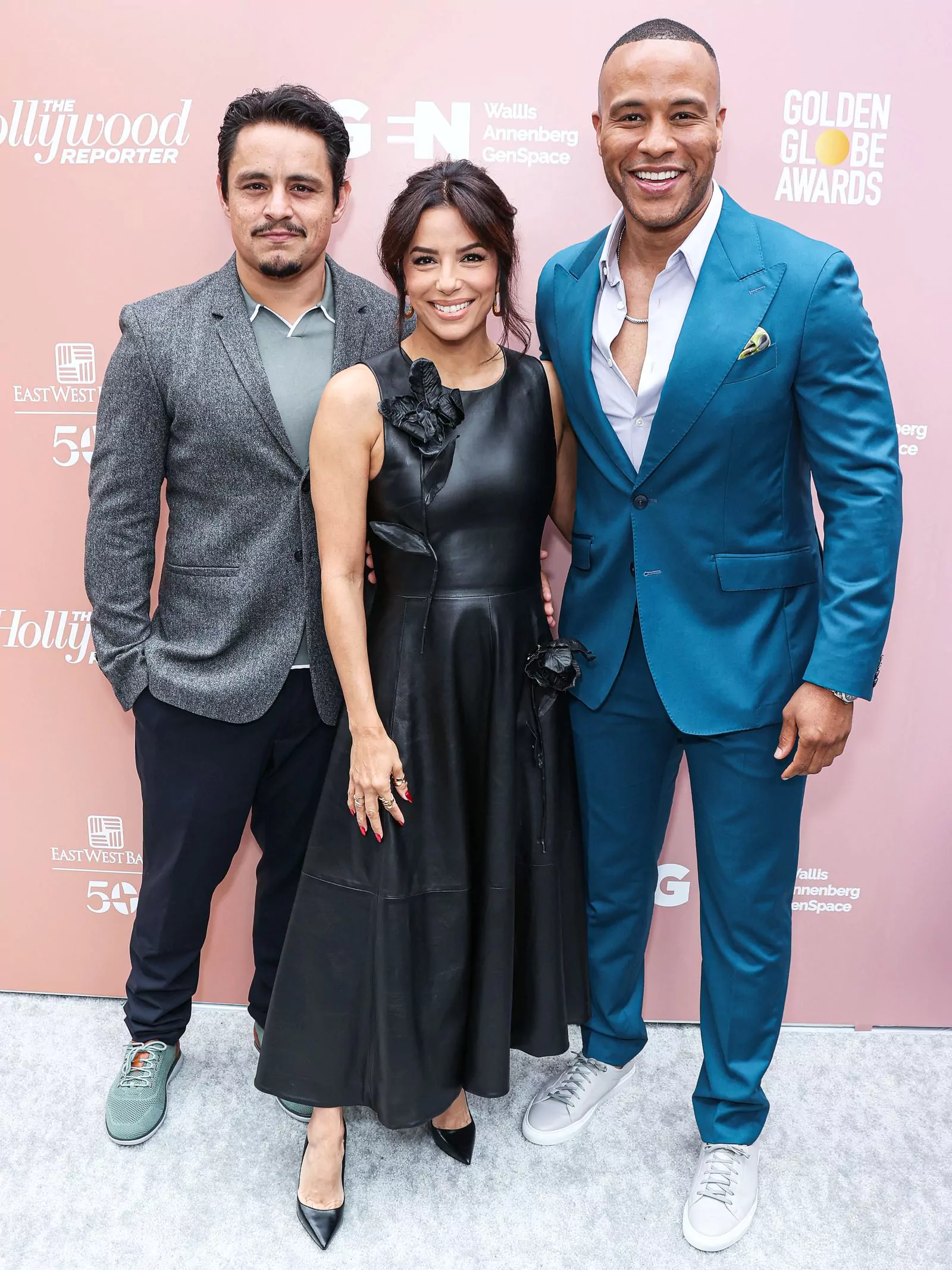 Jesse Garcia, Eva Longoria and Devon Franklin at The Hollywood Reporter's Raising Our Voices event Jesse Garcia, Eva Longoria and Devon Franklin at The Hollywood Reporter's