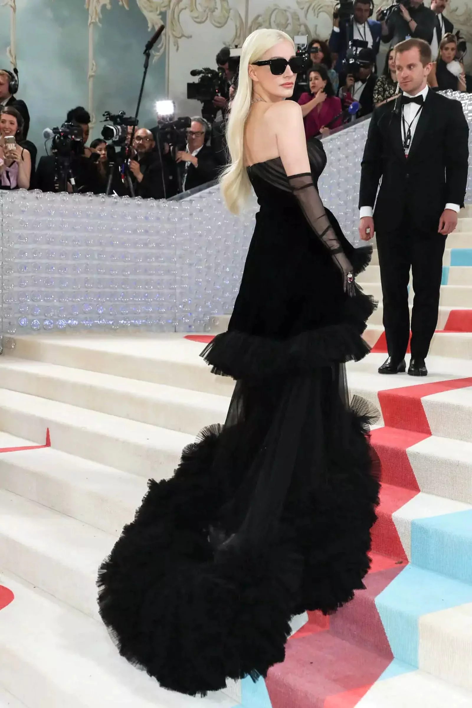 Jessica Chastain at the 2023 Met Gala Costume Institute, photo 2 Jessica Chastain at the 2023 Met Gala Costume Institute, May 1, 2023, photo 2