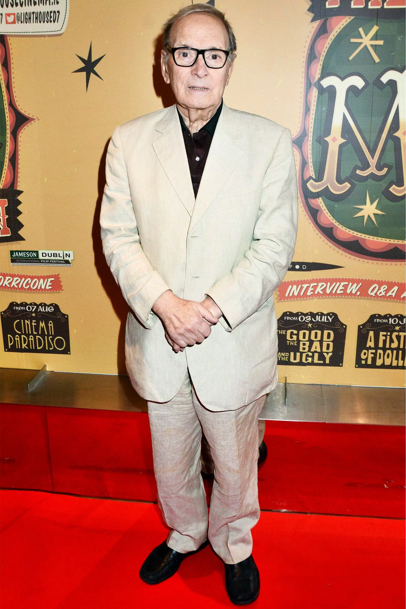 Ennio Morricone at the Dublin International Film Festival, July 28, 2013