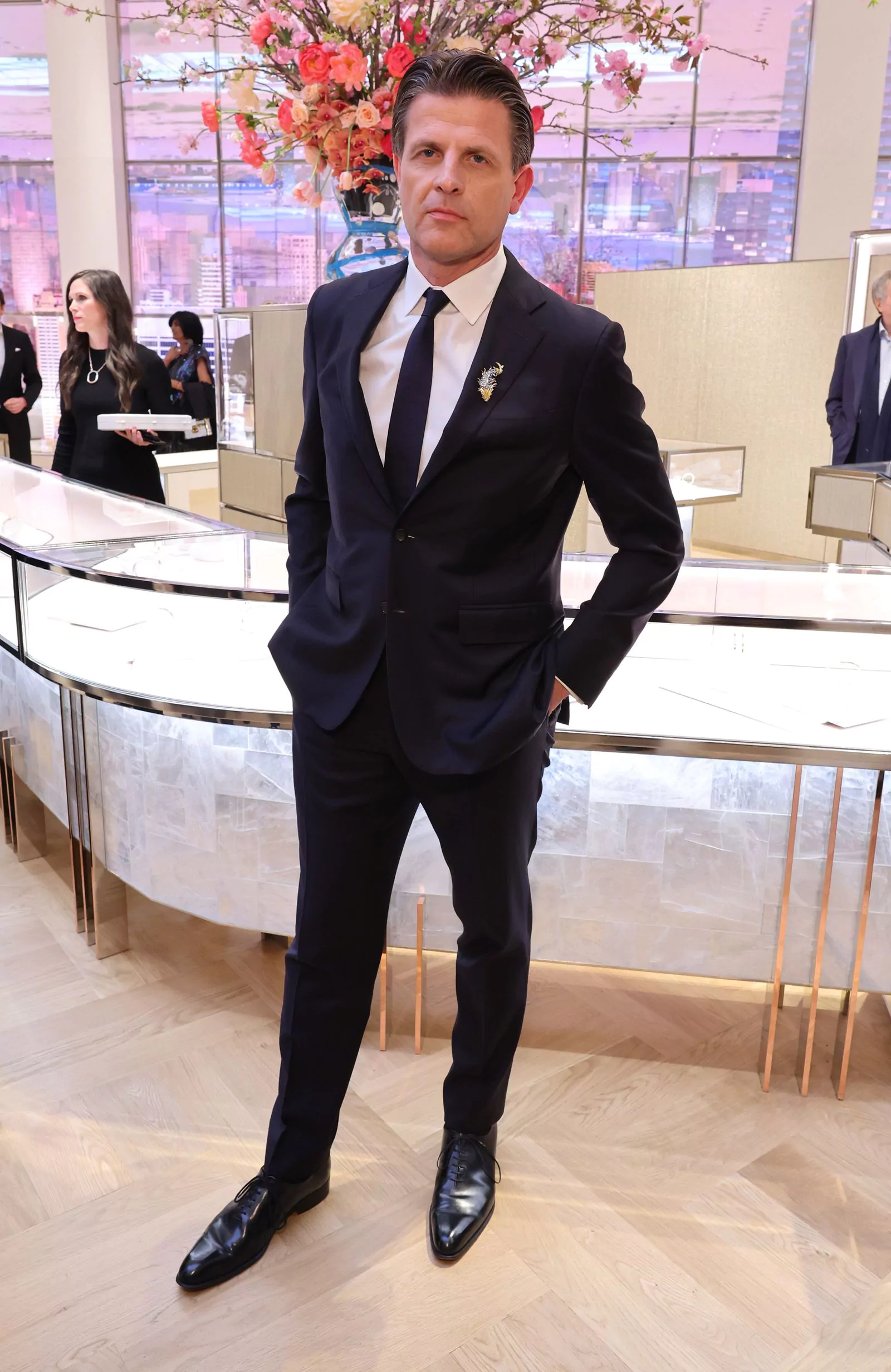 Anthony Ledru at the Tiffany & Co. flagship store opening celebration.  in New York, April 27, 2023