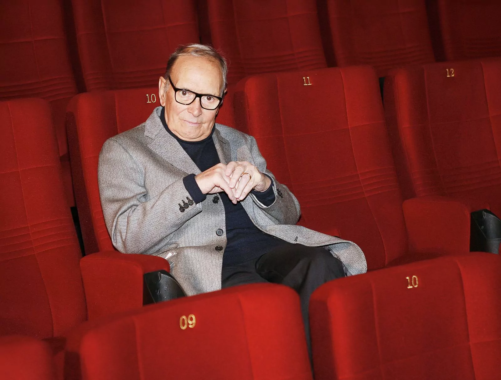 Ennio Morricone photocall in support of his 50 Jahre Music tour, Berlin, December 6, 2013.