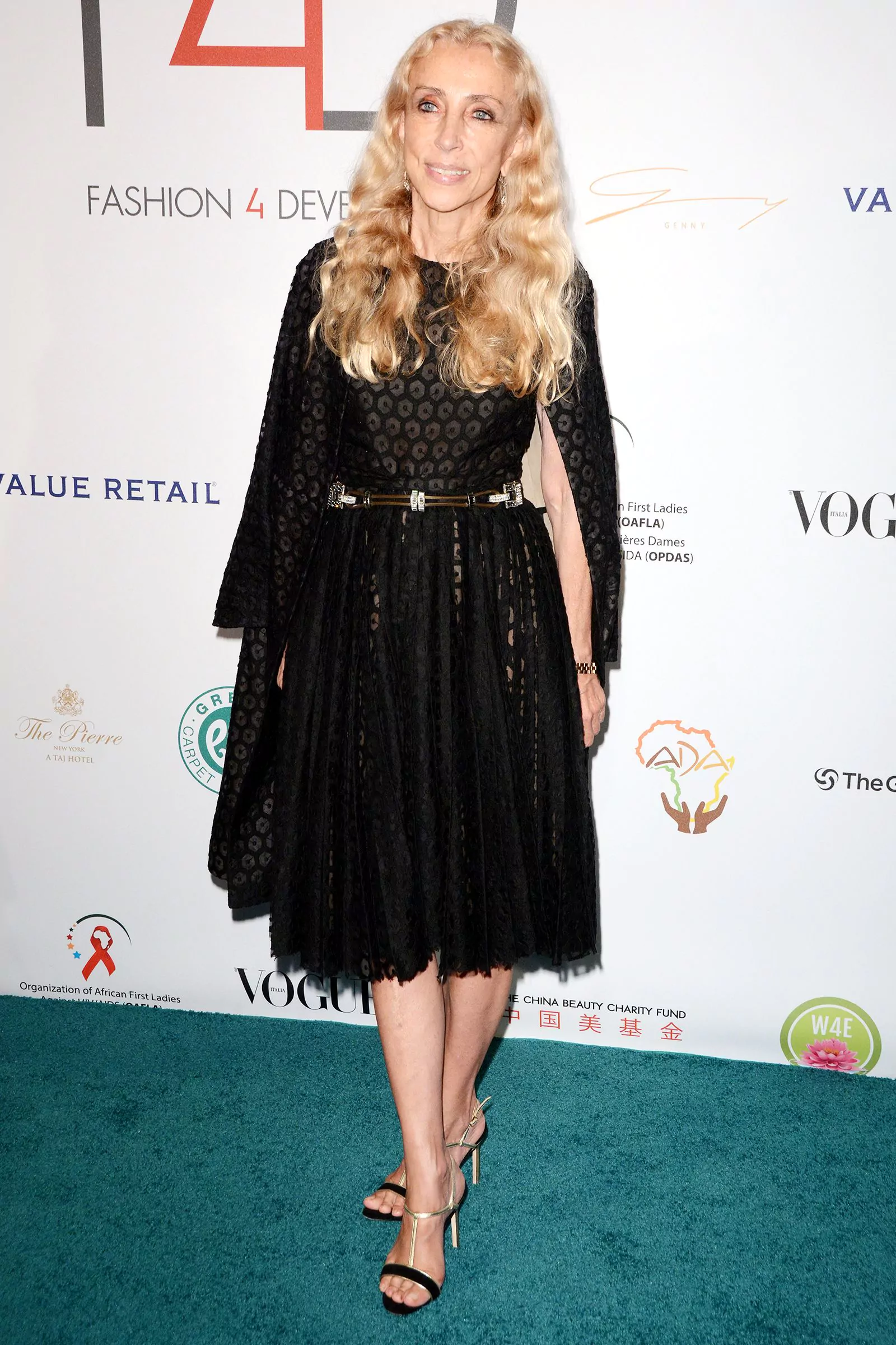 Franca Sozzani at the Fashion 4 Development (F4D) First Ladies Luncheon in New York City on September 28, 2015.