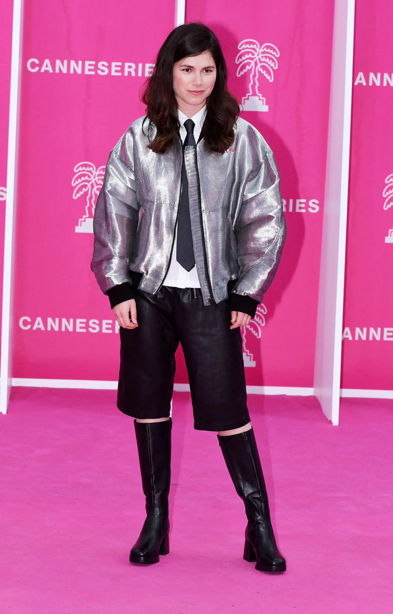 Hannah van Vleet at the 6th Canneseries 2023 in Cannes, April 14, 2023.