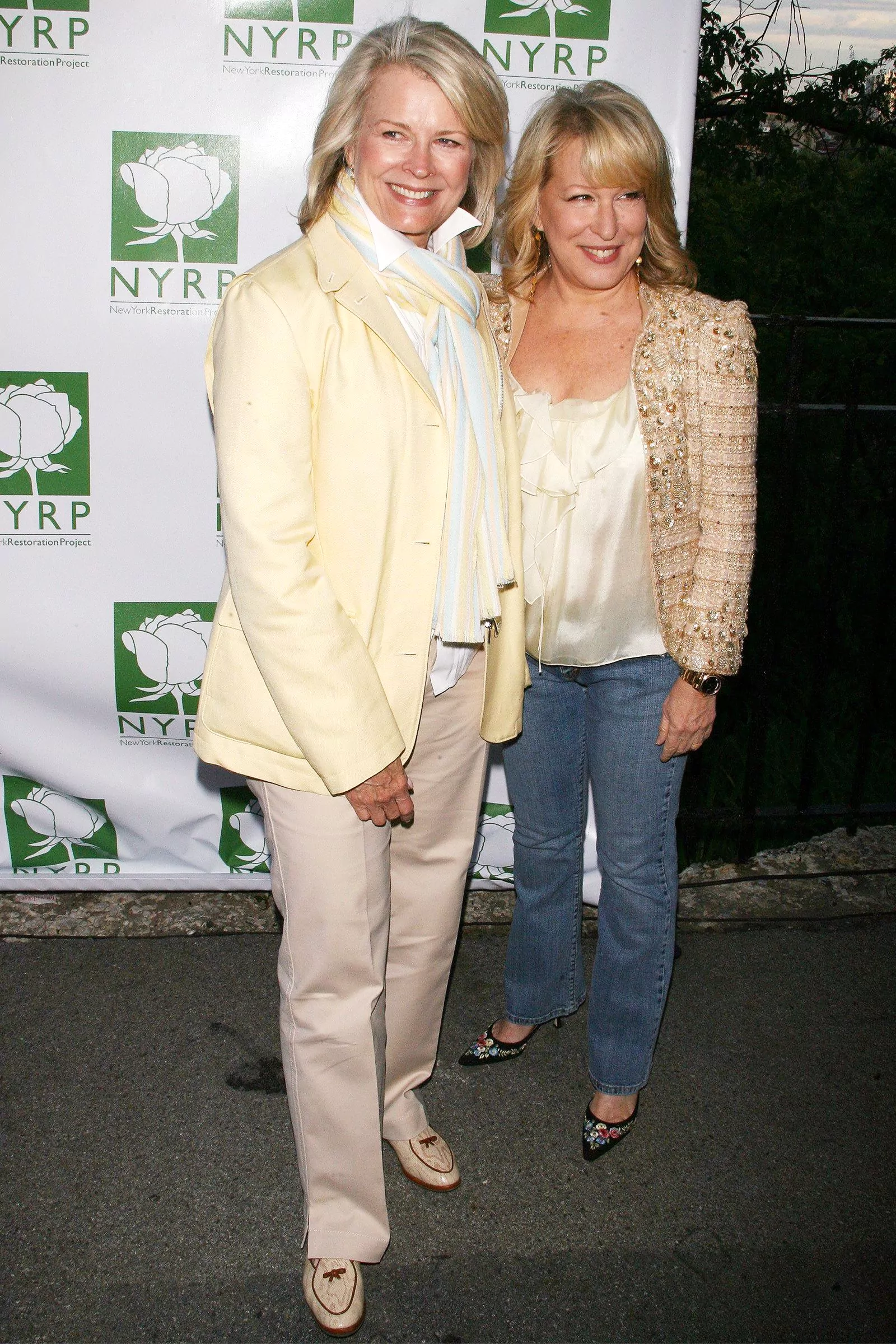 Candice Bergen and Bette Midler at the 5th Annual Highbridge Park Picnic, May 22, 2006