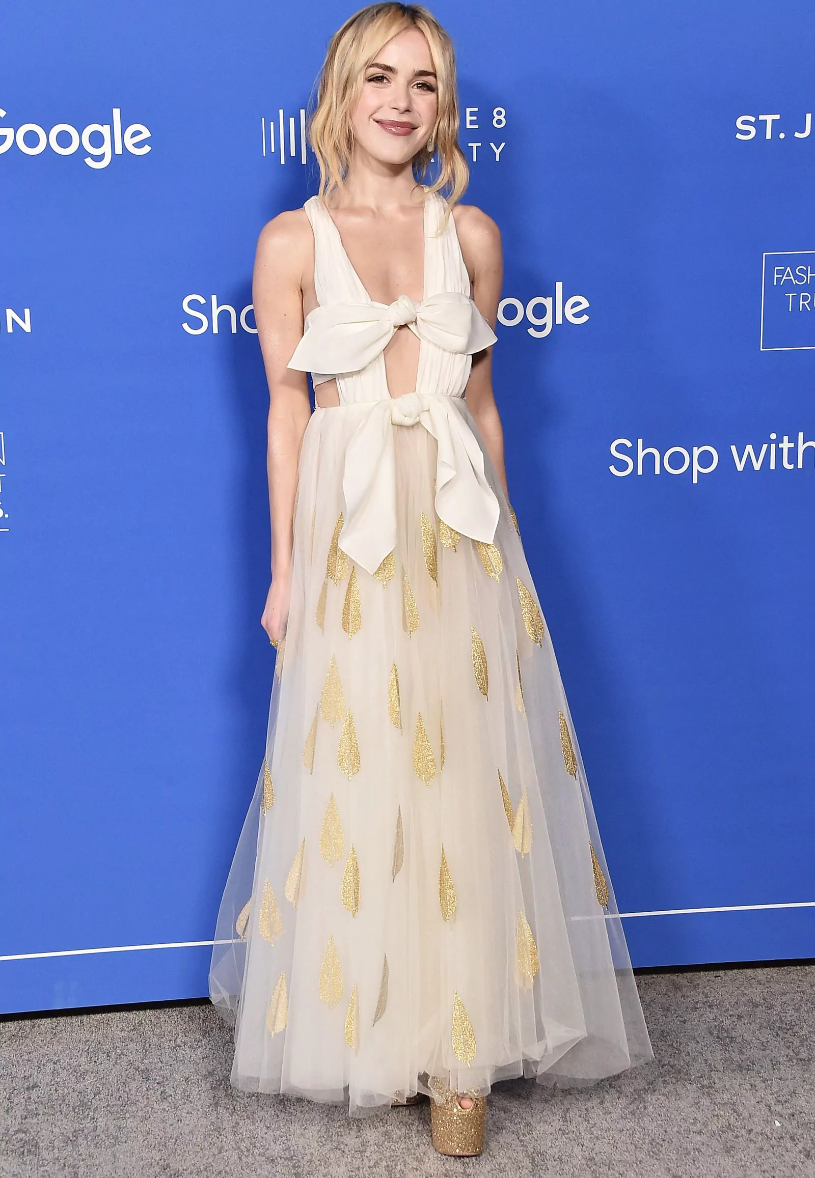 Kiernan Shipka at the 2023 Fashion Trust US Awards in Hollywood on March 21, 2023.