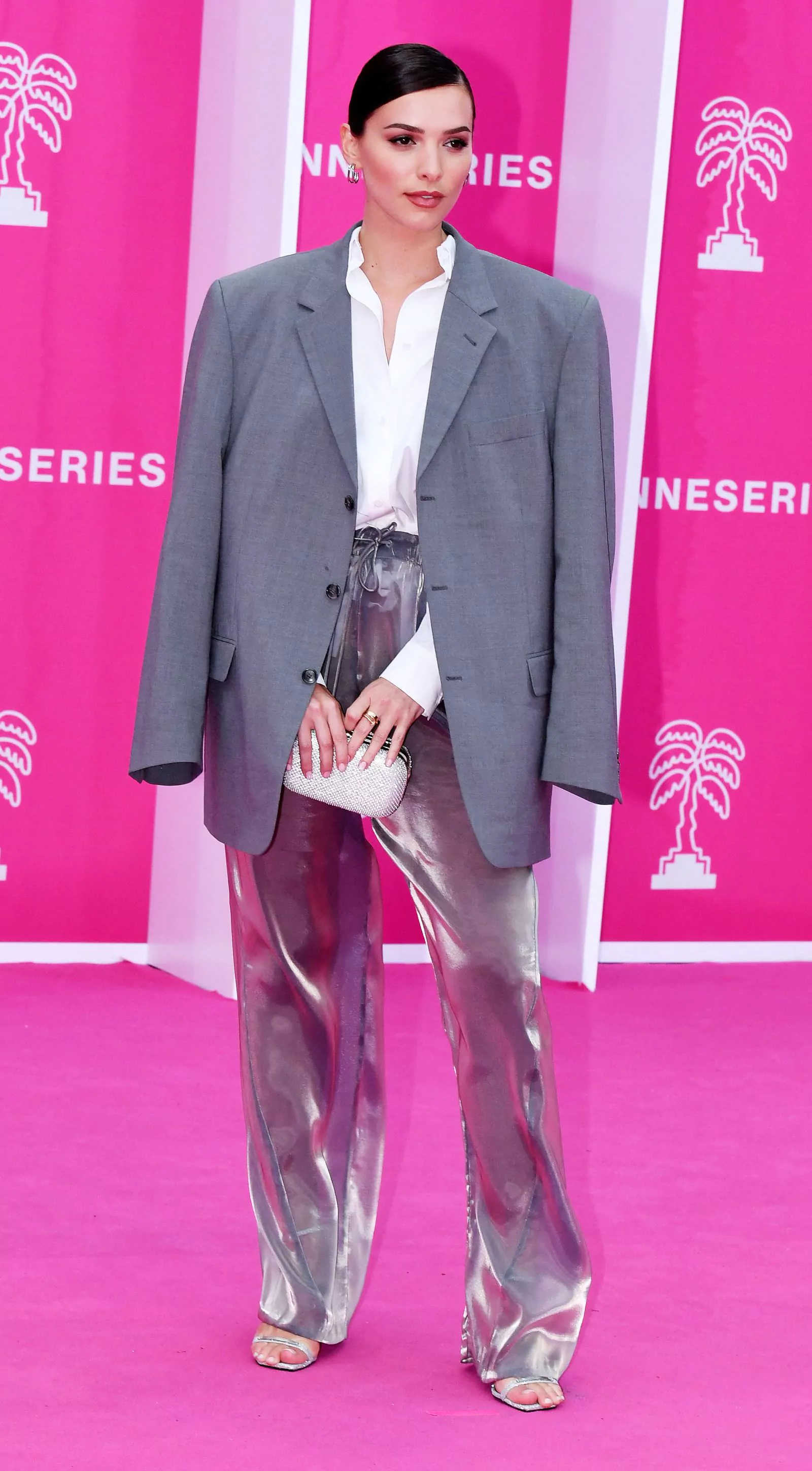 Kleofina Pnishi at the 6th International Festival of TV Series Canneseries 2023 in Cannes, April 14, 2023