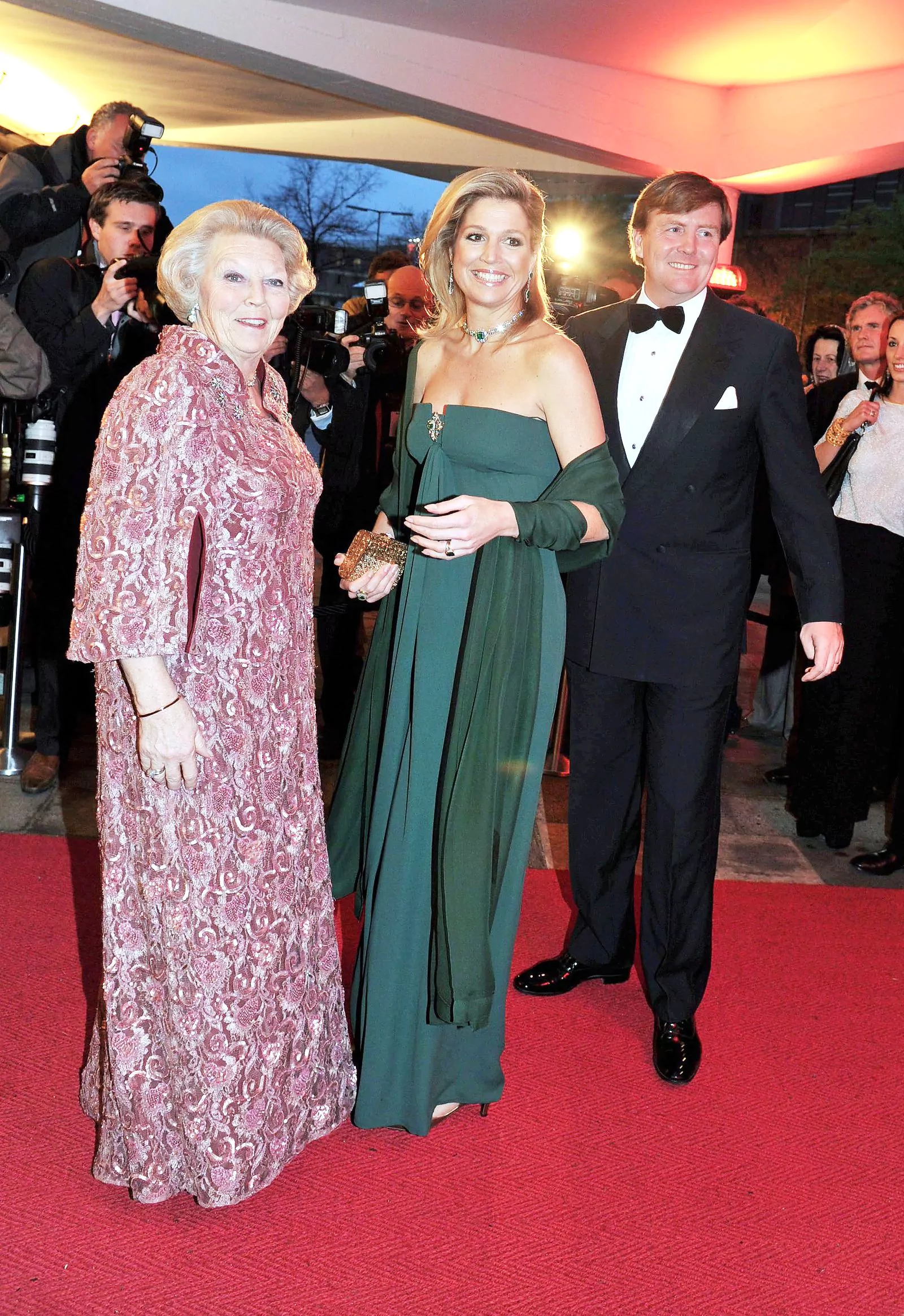 Queen Beatrix of the Netherlands, Princess Maxima and Prince Willem-Alexander