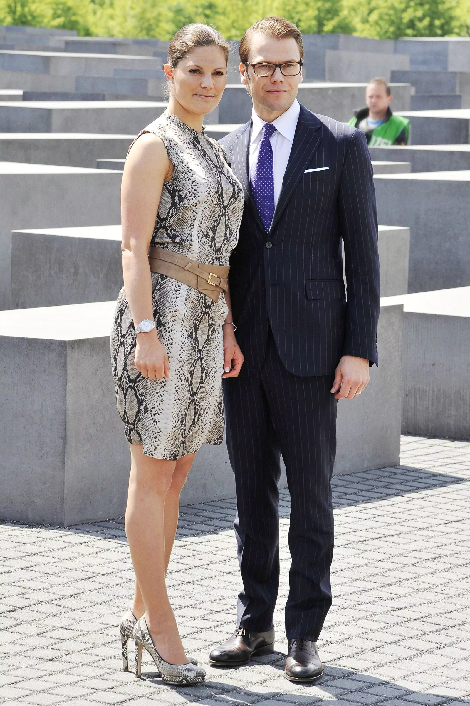 Crown Princess Victoria and Prince Daniel visit the Holocaust Memorial in Berlin, 26 May 2011.