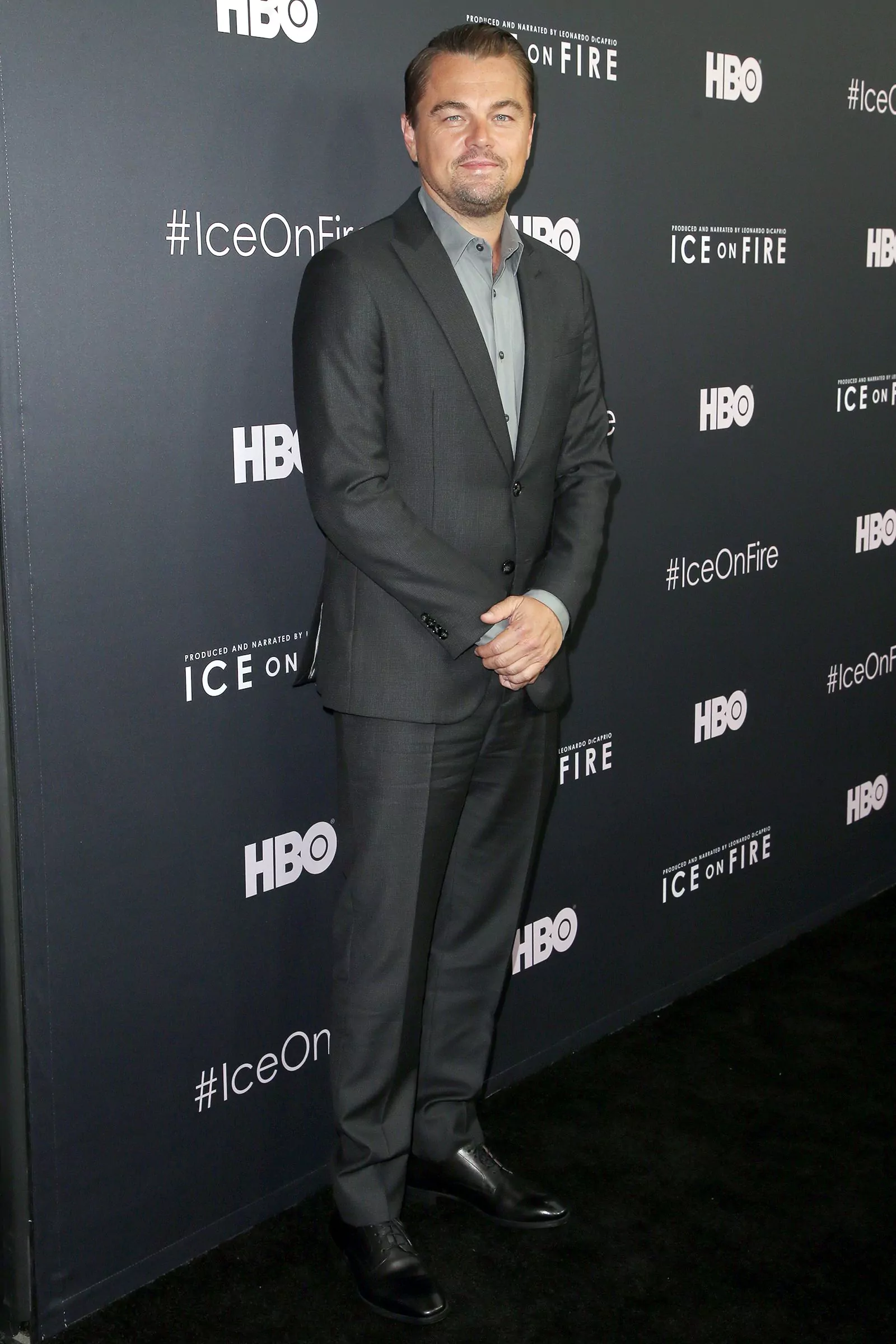 Leonardo DiCaprio at the premiere of Ice on Fire in Los Angeles, June 6, 2019.