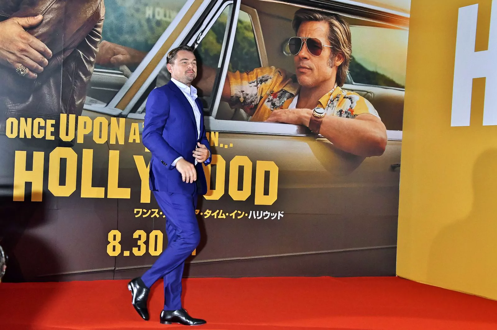 Leonardo DiCaprio at the premiere of Once Upon a Time in Hollywood in Tokyo, August 26, 2019.