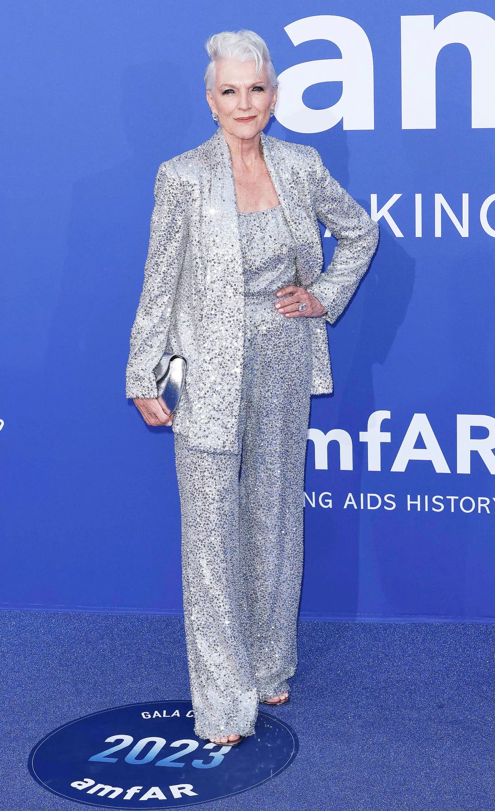May Musk in Rami Kadi at the amfAR Gala Dinner, May 25, 2023 May Musk in Rami Kadi at the amfAR Gala Dinner in Cannes, May 25, 2023.