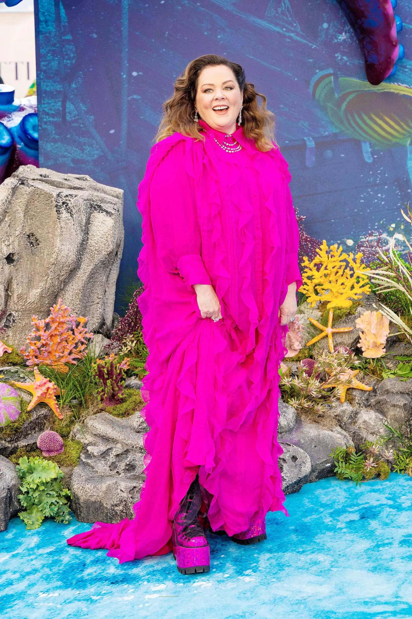 Melissa McCarthy at the premiere of the live-action remake of the cartoon Melissa McCarthy at the premiere of the live-action remake of the cartoon