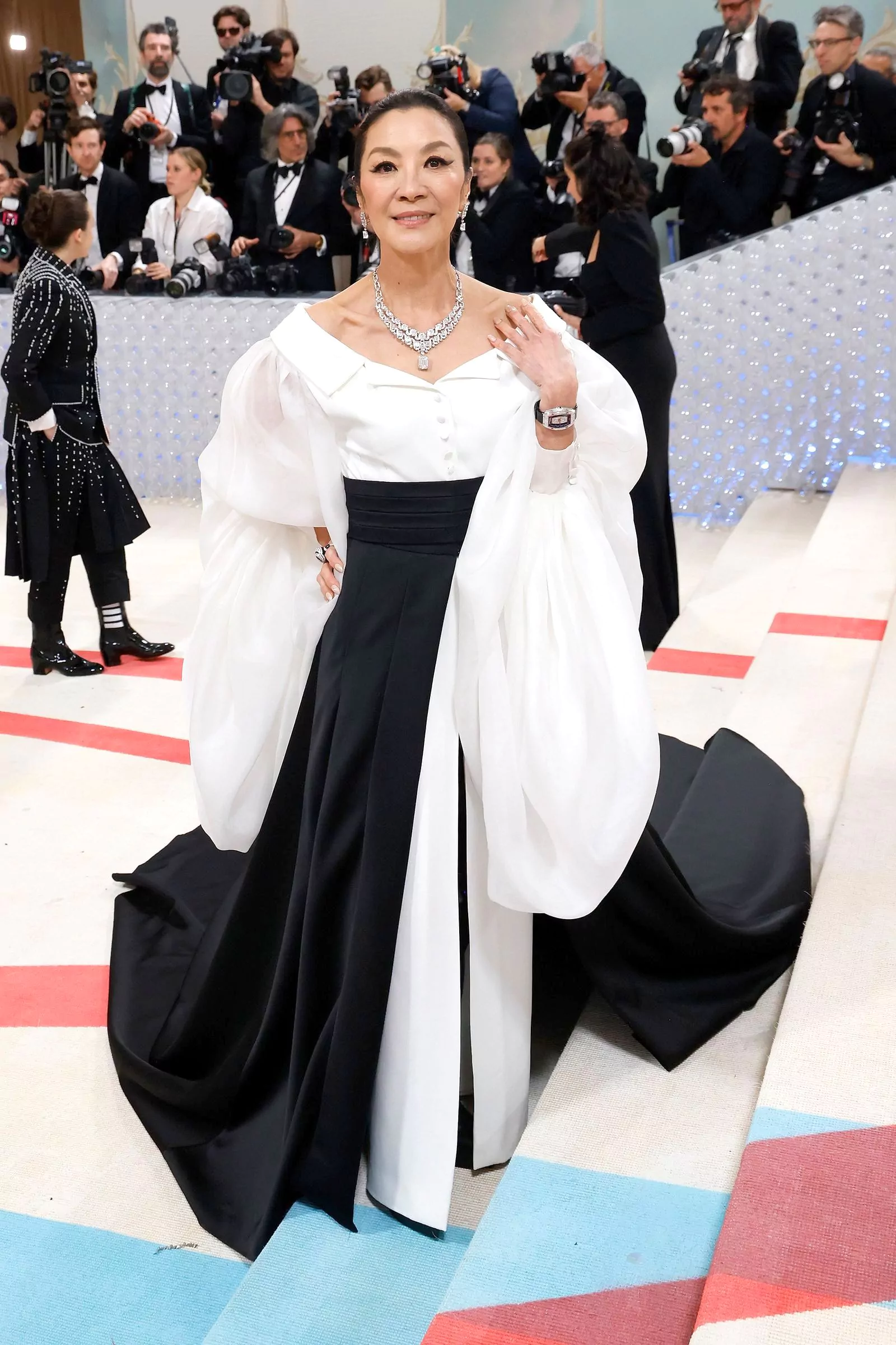 Michelle Yeoh at the 2023 Met Gala, photo 2 Michelle Yeoh at the 2023 Met Gala Costume Institute, May 1, 2023, photo 2