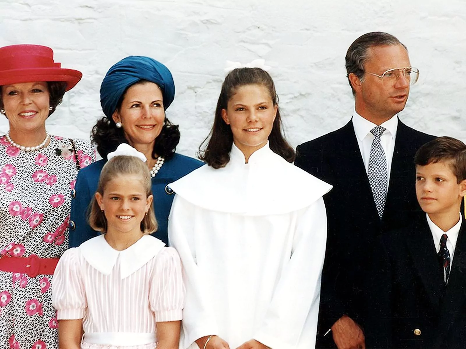 Crown Princess Victoria was confirmed in Borgholm Church, summer 1992.