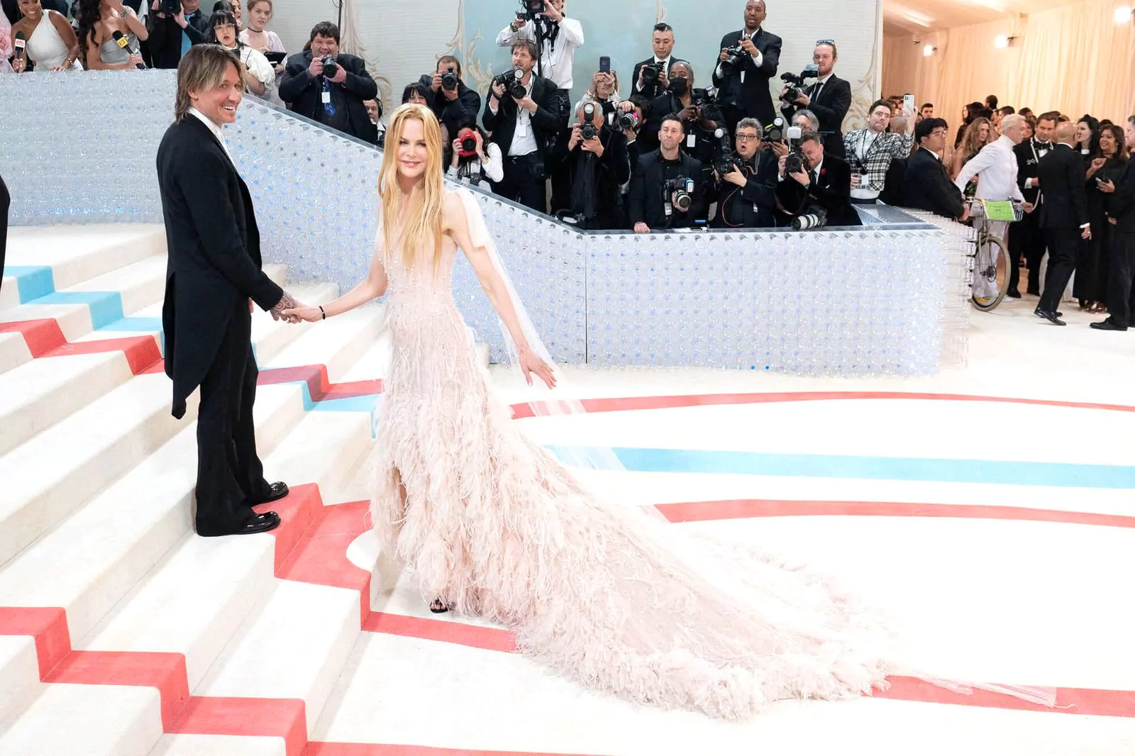 Nicole Kidman with husband Keith Urban at the 2023 Met Gala Nicole Kidman with husband Keith Urban at the 2023 Met Gala on May 1, 2023.