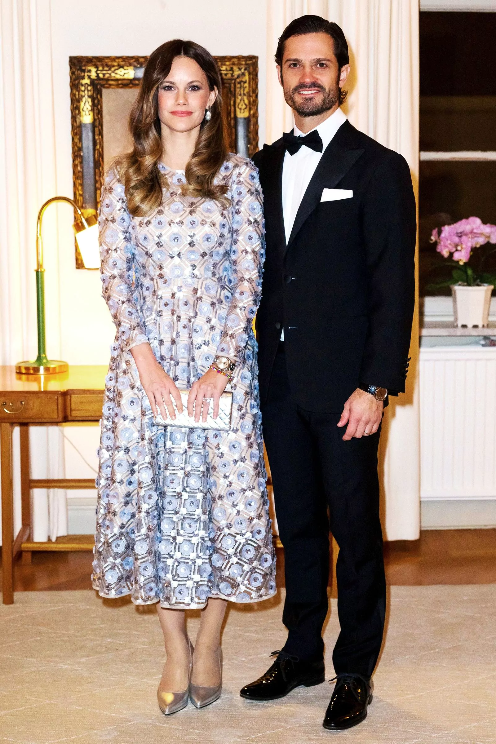 Princess Sofia, Prince Carl Philip at an official dinner at the Värmland residence, October 25, 2022.