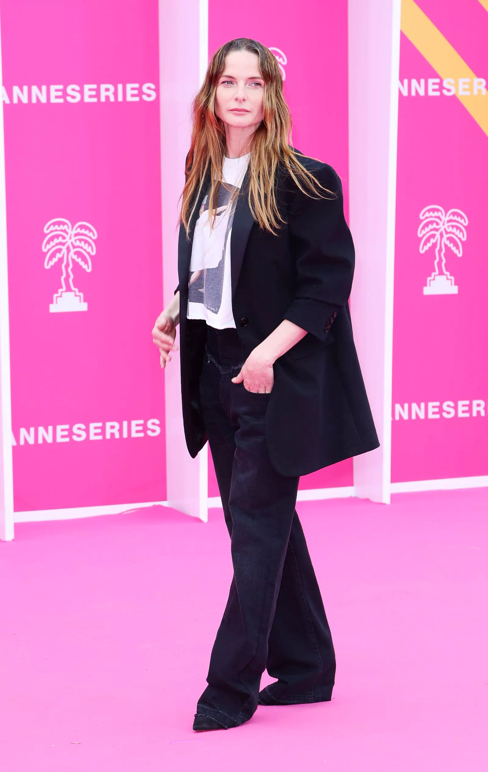 Rebecca Ferguson at the 6th Canneseries 2023 in Cannes, April 14, 2023.
