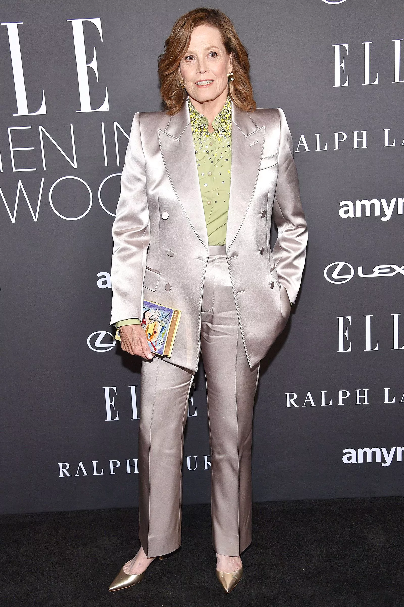 Sigourney Weaver attends the 29th ELLE Women in Hollywood Awards in Los Angeles on October 17, 2022.