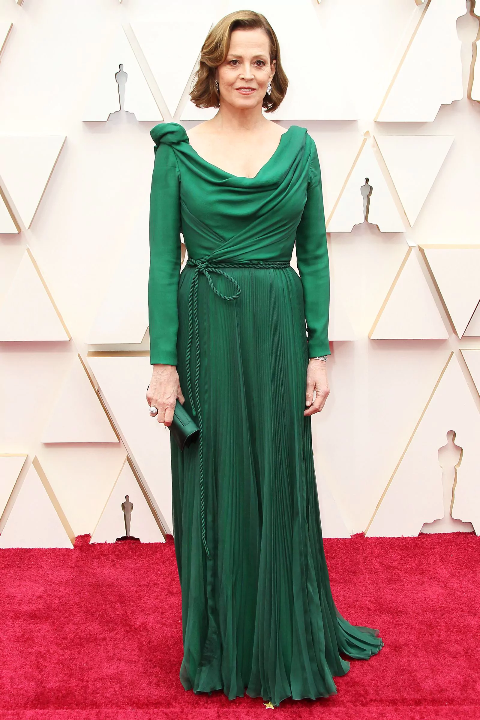 Sigourney Weaver at the 92nd Academy Awards in Los Angeles on February 9, 2020.