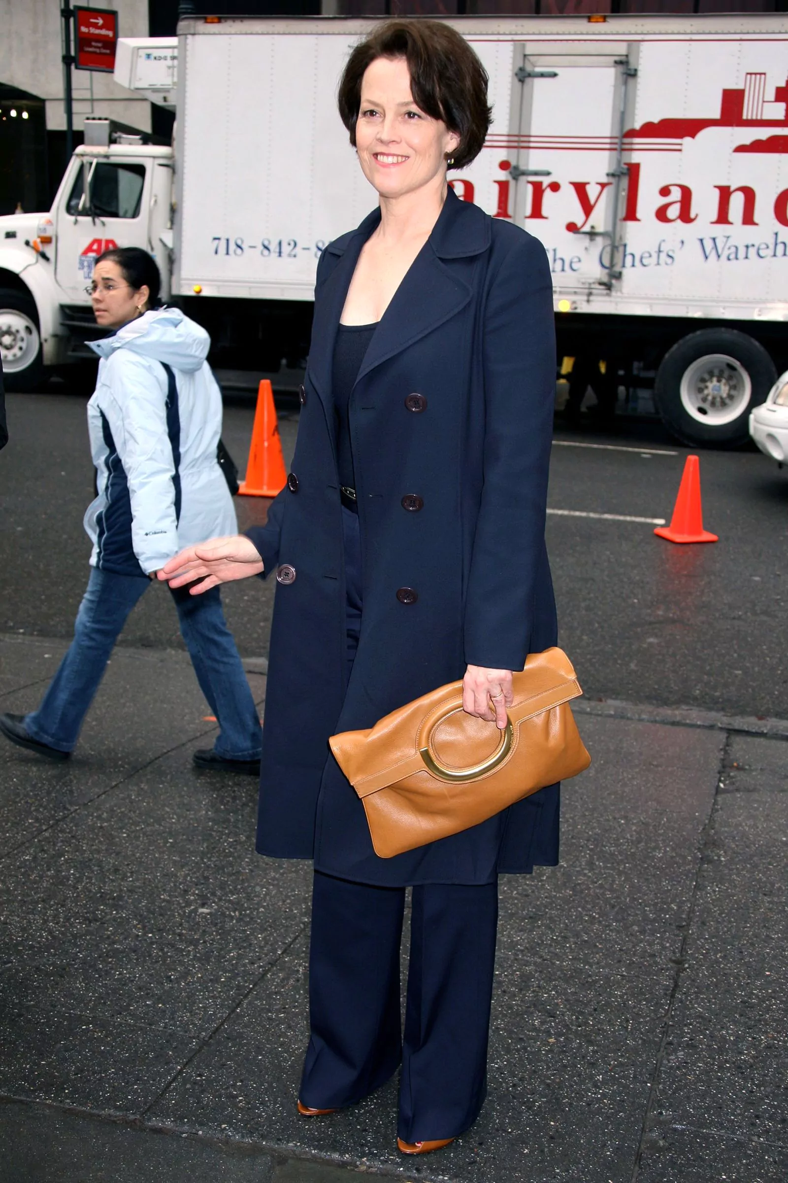 Sigourney Weaver arrives at the Michael Kors show as part of Mercedes-Benz Fashion Week Fall 2008 on February 6, 2008.