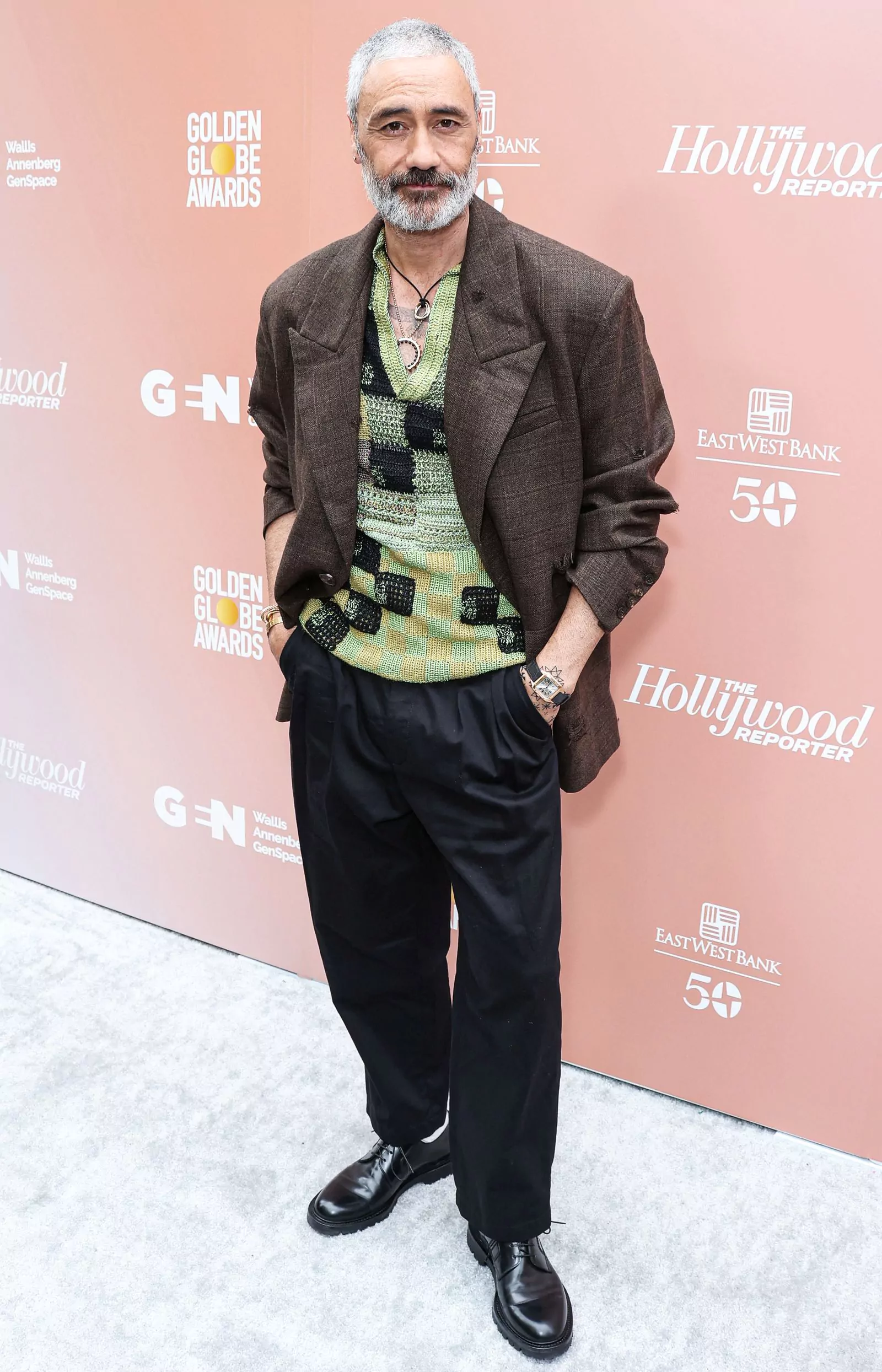 Taika Waititi at The Hollywood Reporter's Raising Our Voices event Taika Waititi at The Hollywood Reporter's Raising Our Voices event, May 31, 2023.
