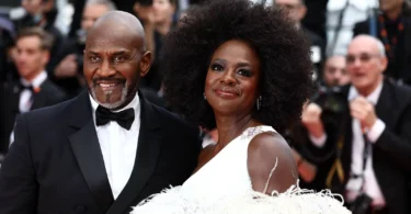 Viola Davis with her husband Julius Tennon at the premiere of the film