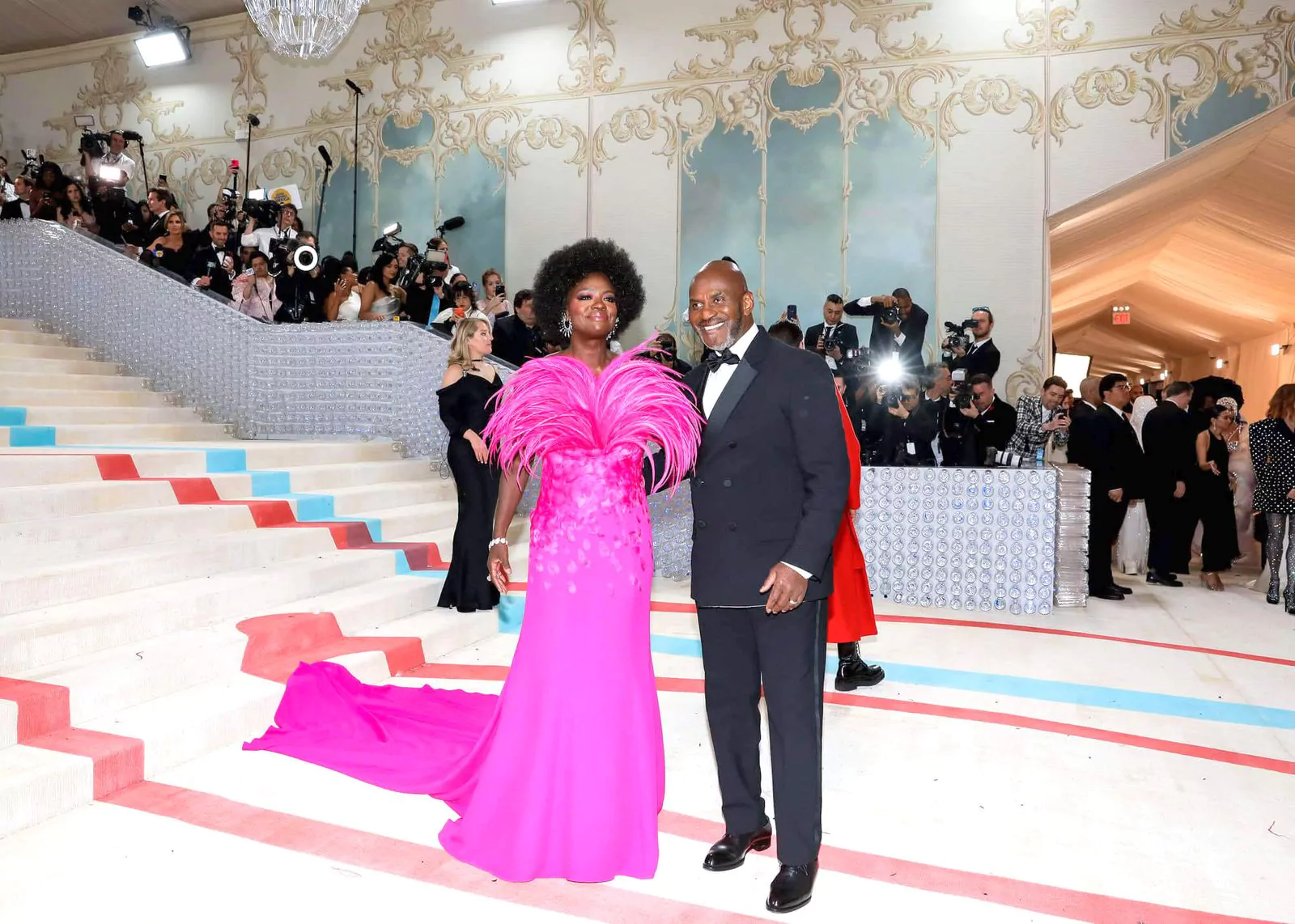 Viola Davis with husband Julius Tennon at the 2023 Met Gala Viola Davis with husband Julius Tennon at the 2023 Met Gala on May 1, 2023.